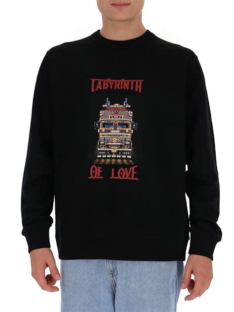 Burberry Labyrinth Of Love Sweatshirt in Black for Men 